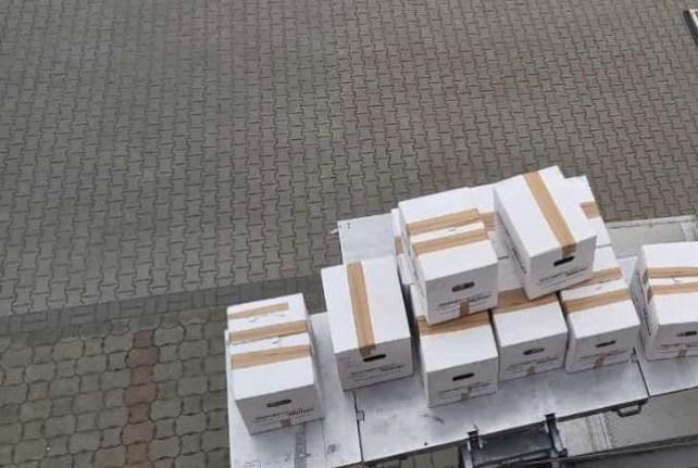 Behördenumzug in Wiedemar mit einem Möbellift